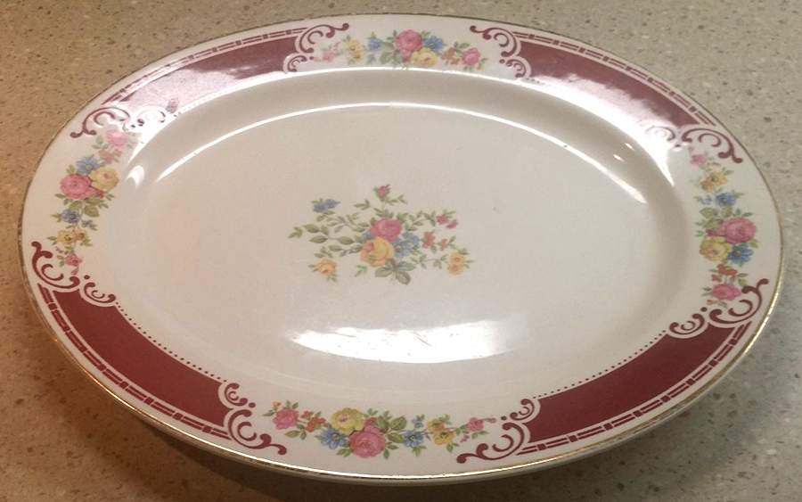 HLC1060 11" Oval Serving Platter by Homer Laughlin -1