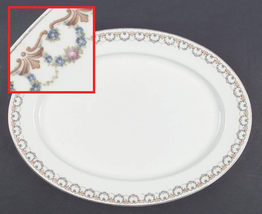 HC602 14" Oval Serving Platter by Heinrich - H&C-1
