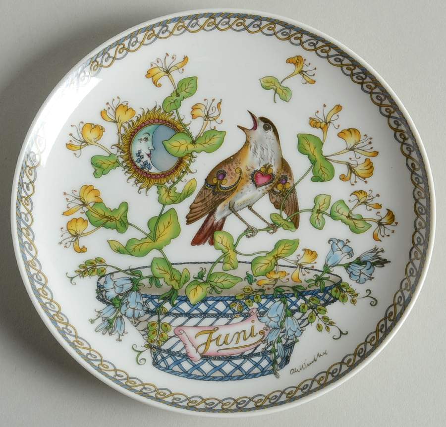 Months of the Year Bread & Butter Plate by Hutschenreuther-1