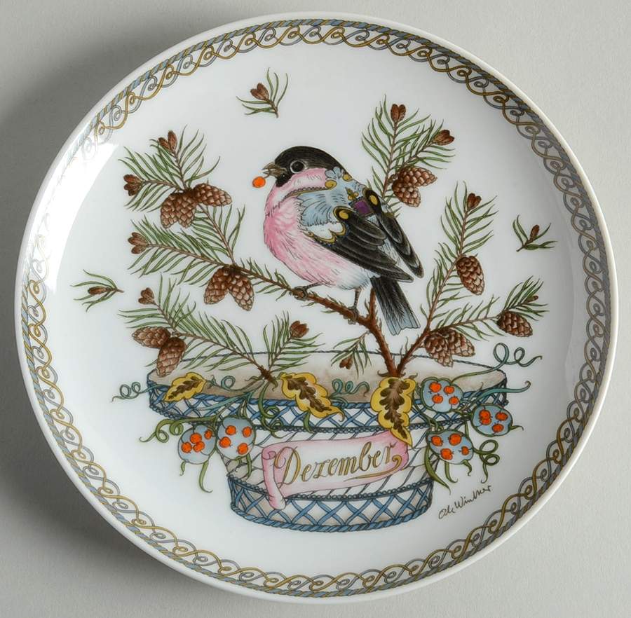 Months of the Year Bread & Butter Plate by Hutschenreuther-1