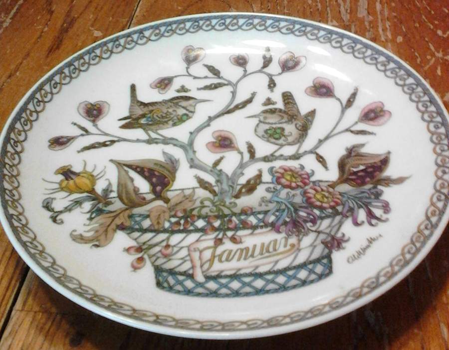 Months of the Year Bread & Butter Plate by Hutschenreuther-1