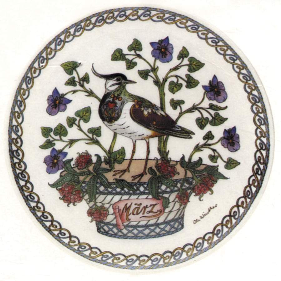 Months of the Year Coaster by Hutschenreuther-1