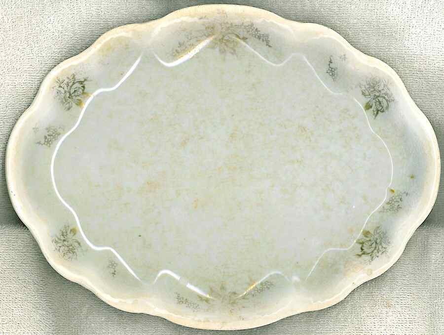 K7673 (Hudson Shape) 11" Oval Serving Platter by Homer Laughlin -1