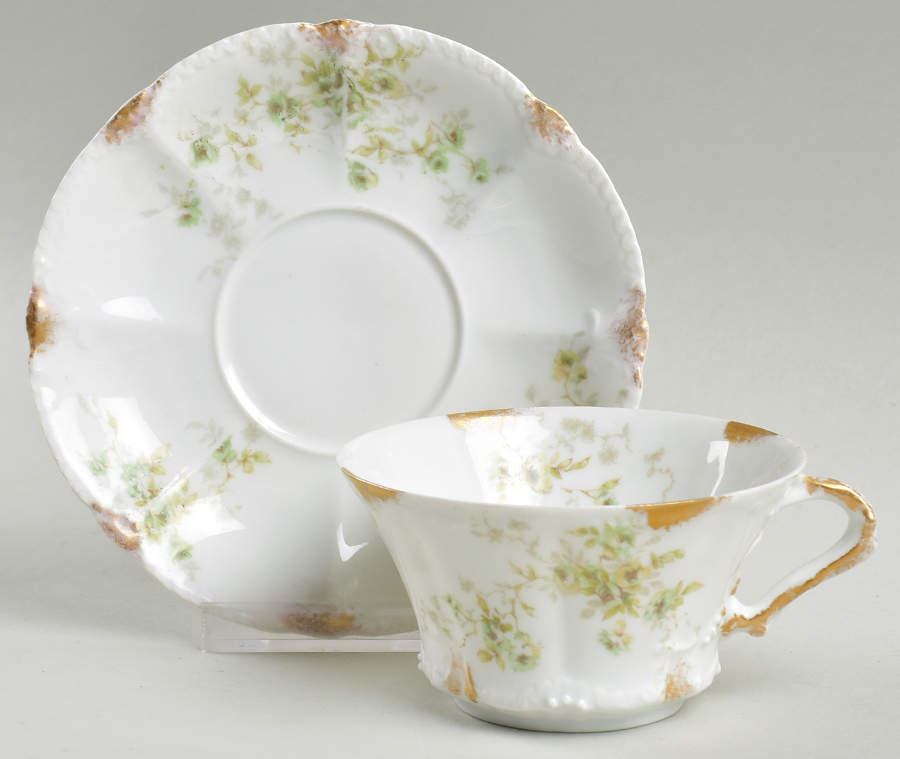 Schleiger 150I Flat Cup & Saucer Set by Haviland-1