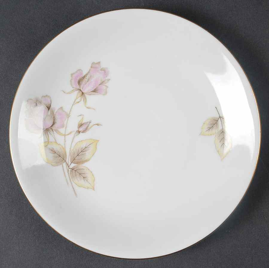 Empire Rose Bread & Butter Plate by Hutschenreuther-1