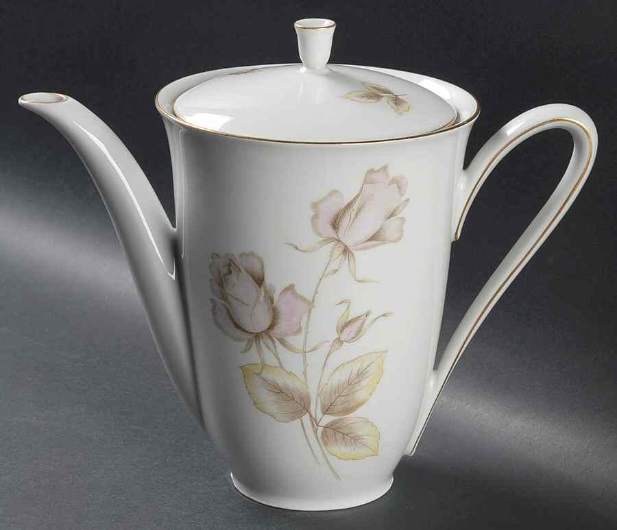 Empire Rose Coffee Pot & Lid by Hutschenreuther-1