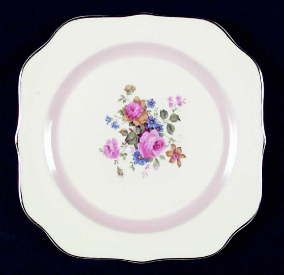 HLC1064 Square Salad Plate by Homer Laughlin -1