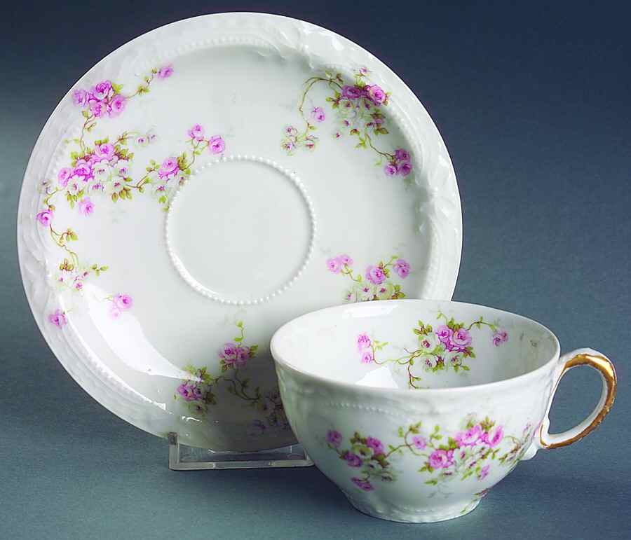 Schleiger 320m Flat Cup & Saucer Set by Haviland-1
