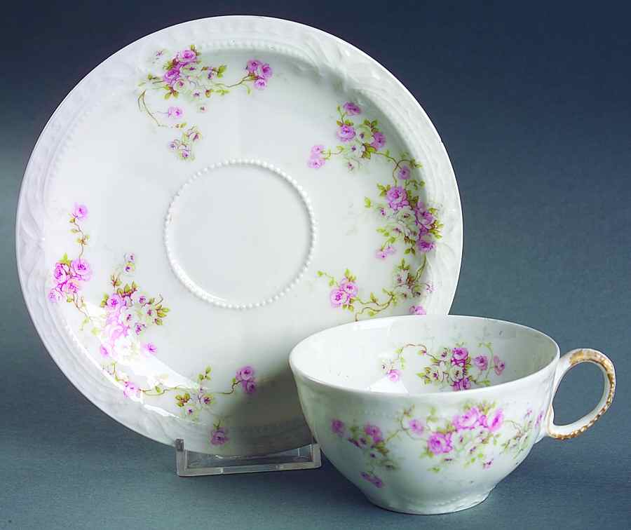 Schleiger 320m Flat Cup & Saucer Set by Haviland-1