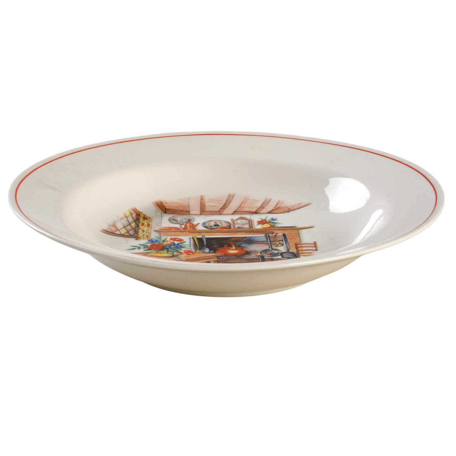 Colonial Kitchen Rim Soup Bowl by Homer Laughlin -1
