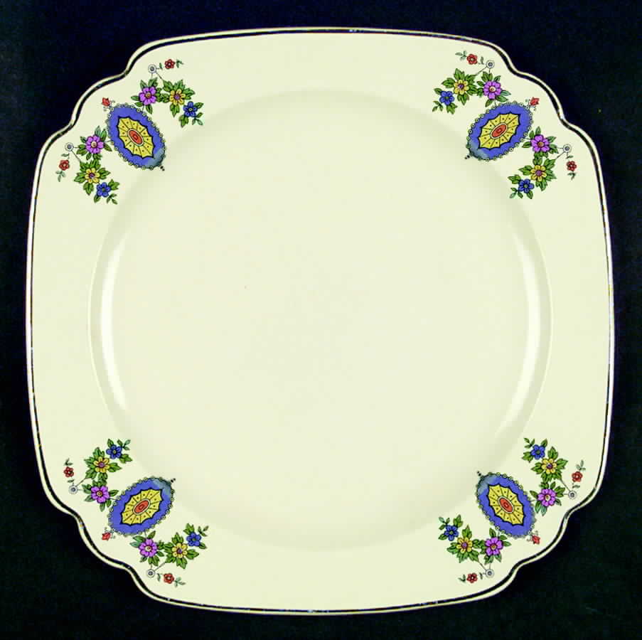 HLC1071 Square Dinner Plate by Homer Laughlin -1