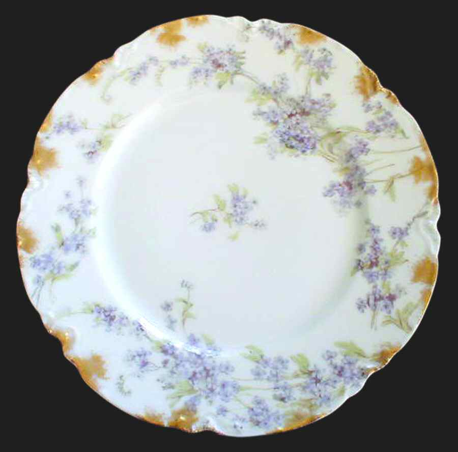 Schleiger 263a Dinner Plate by Haviland-1