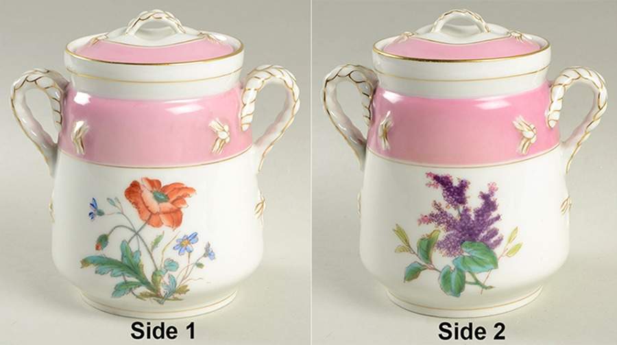H1135 Sugar Bowl & Lid by Haviland-1