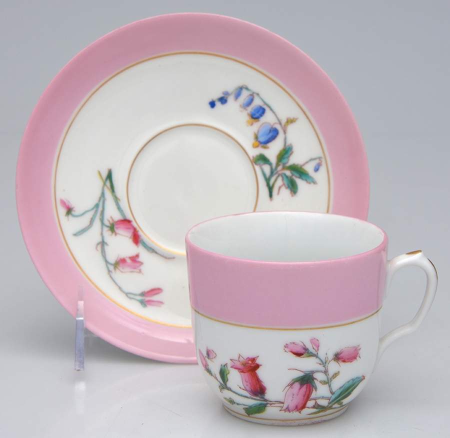 H1135 Flat Cup & Saucer Set by Haviland-1