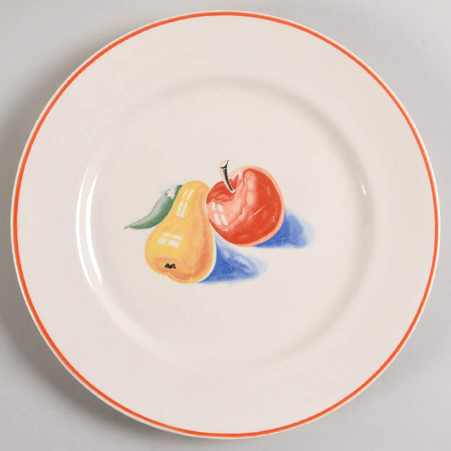 Red Apple I Dinner Plate by Harker-1