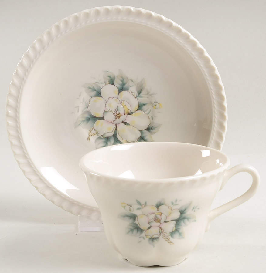 HAR70 Flat Cup & Saucer Set by Harker-1