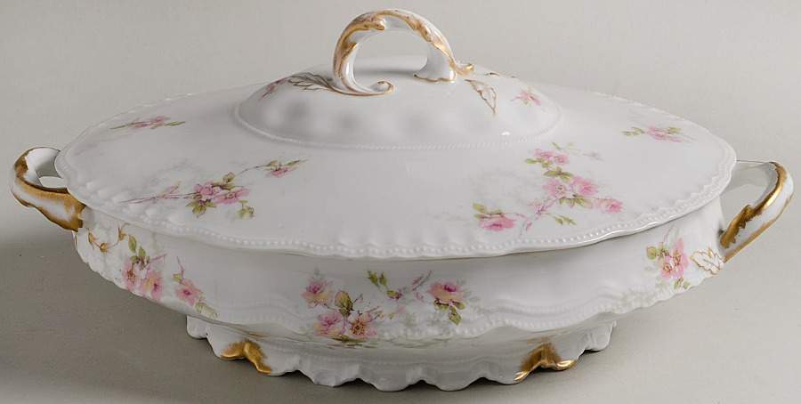 Schleiger 141-2 Oval Covered Vegetable by Haviland-1