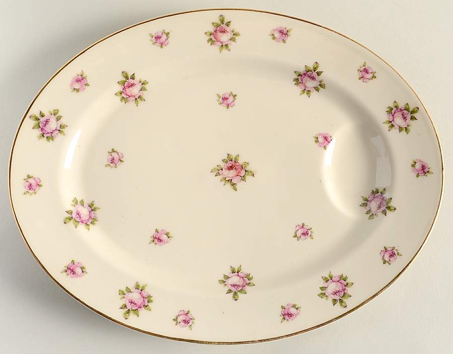 Chintz 11" Oval Serving Platter by Haviland-1