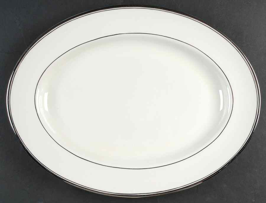 Simplicity 15" Oval Serving Platter by Hope Chest-1