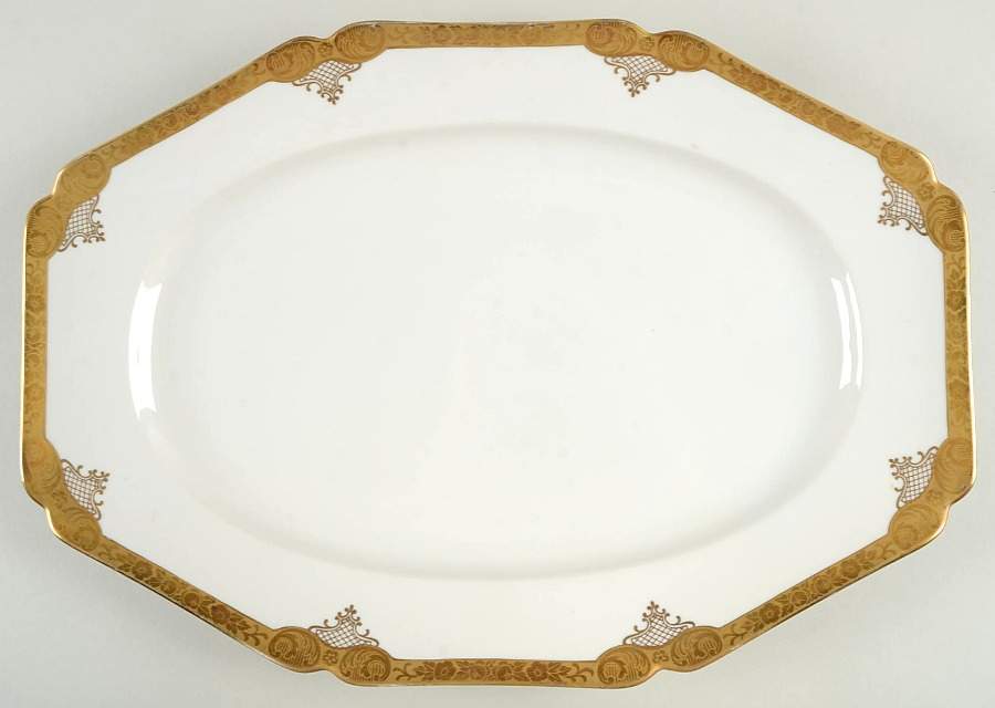 HC611 16" Oval Serving Platter by Heinrich - H&C-1