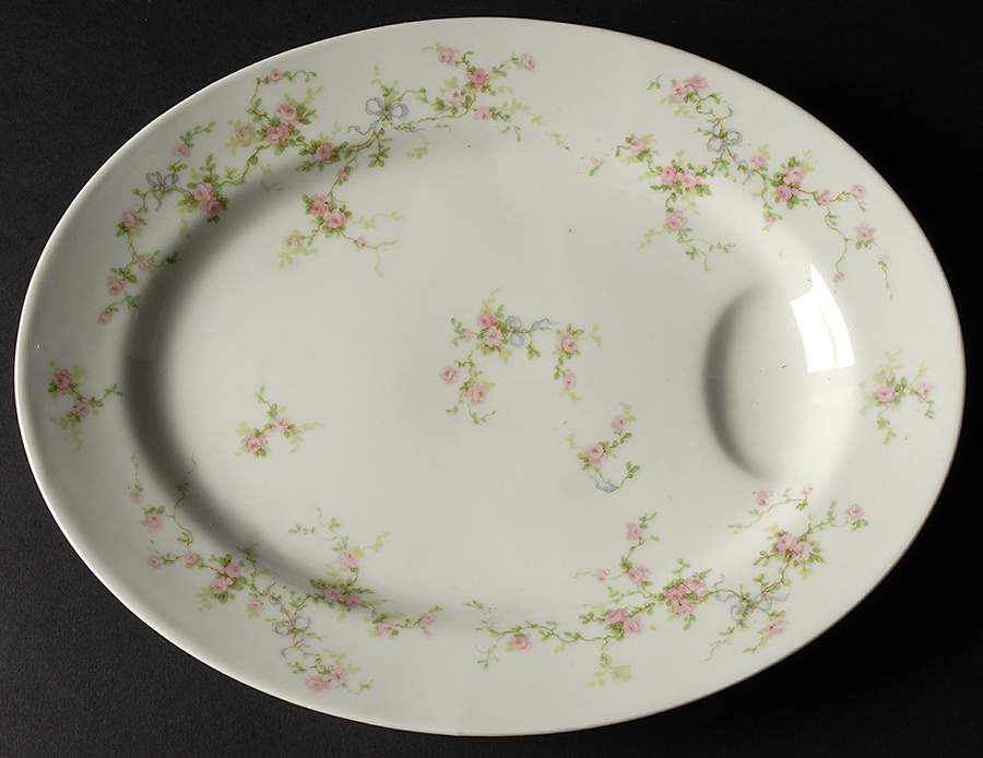 Schleiger 161B 11" Oval Serving Platter by Haviland-1