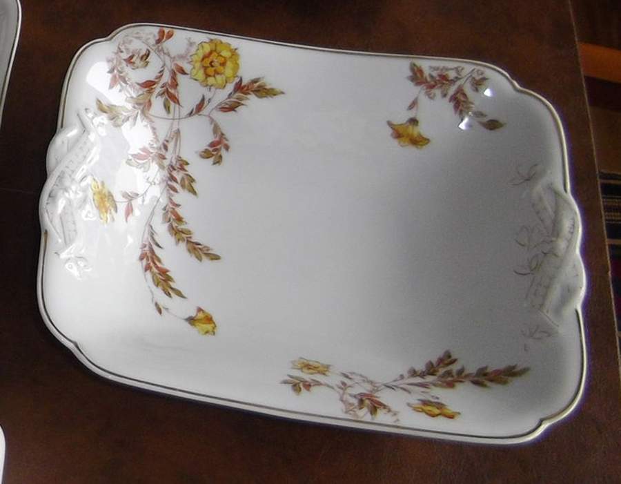 H1098 10" Square Vegetable Bowl by Haviland-1