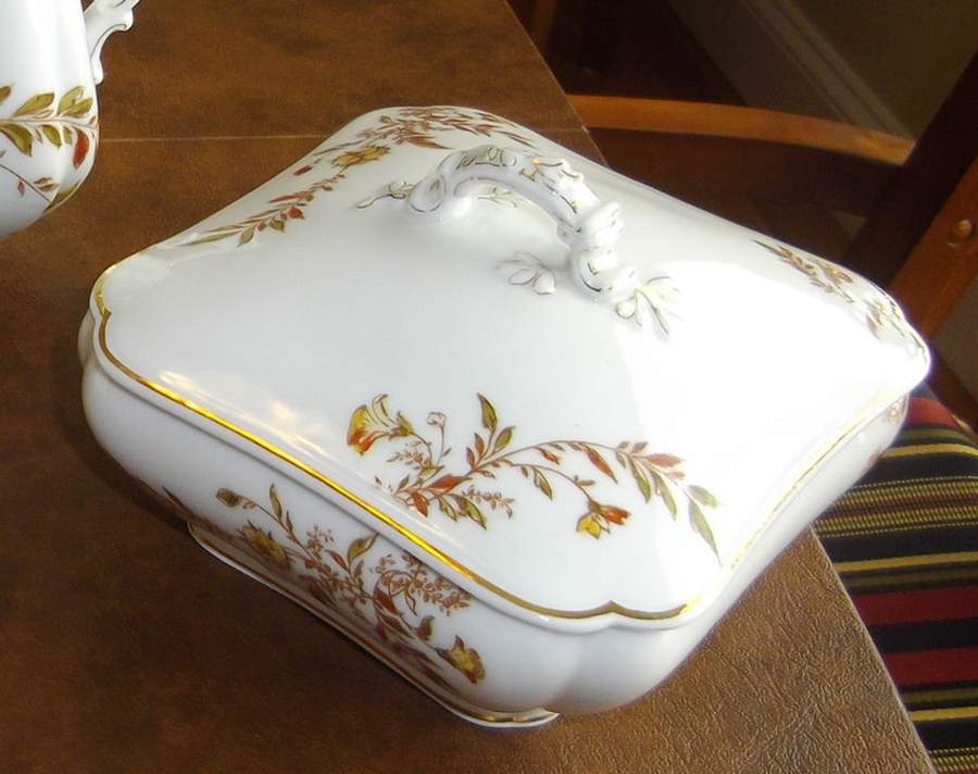 H1098 Square Covered Vegetable by Haviland-1