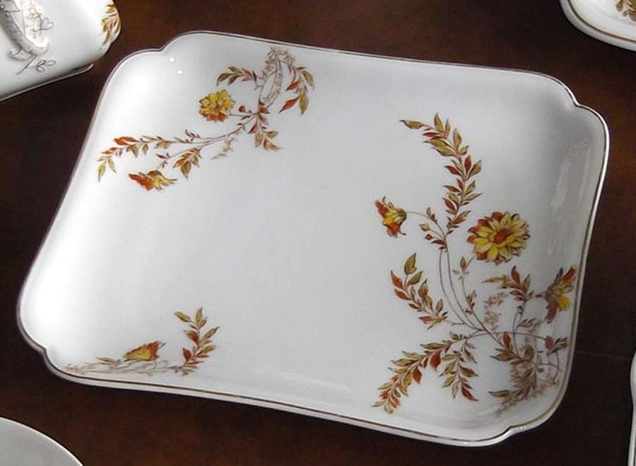 H1098 9" Rectangular Serving Platter by Haviland-1