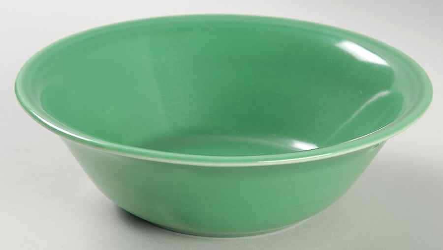 Carnival Green Coupe Cereal Bowl by Homer Laughlin -1