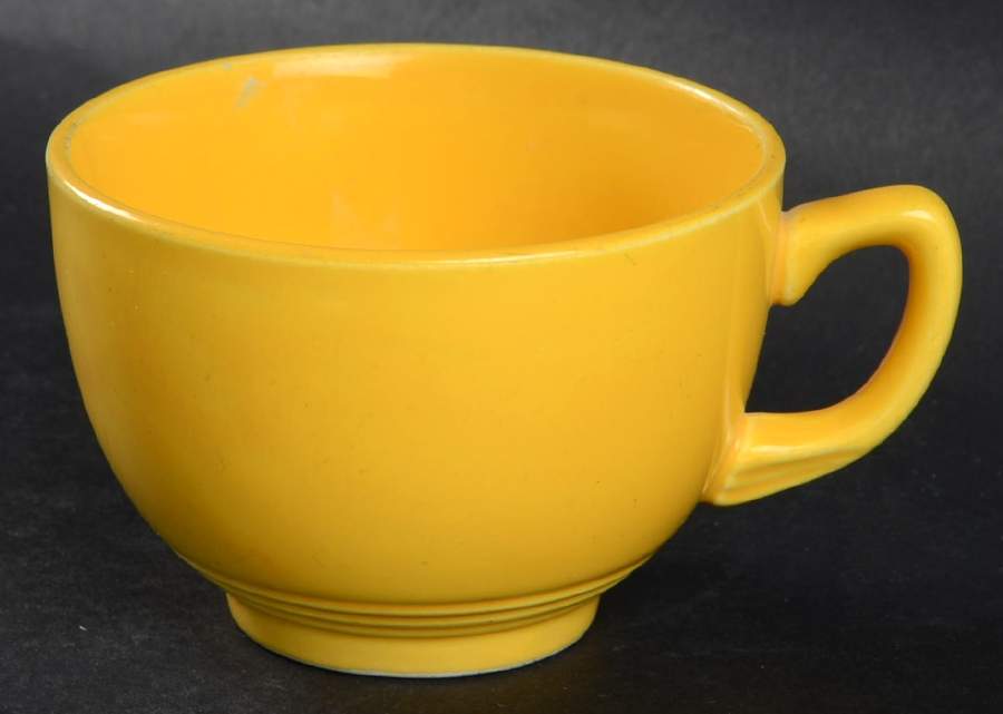 Carnival Yellow Footed Cup by Homer Laughlin -1