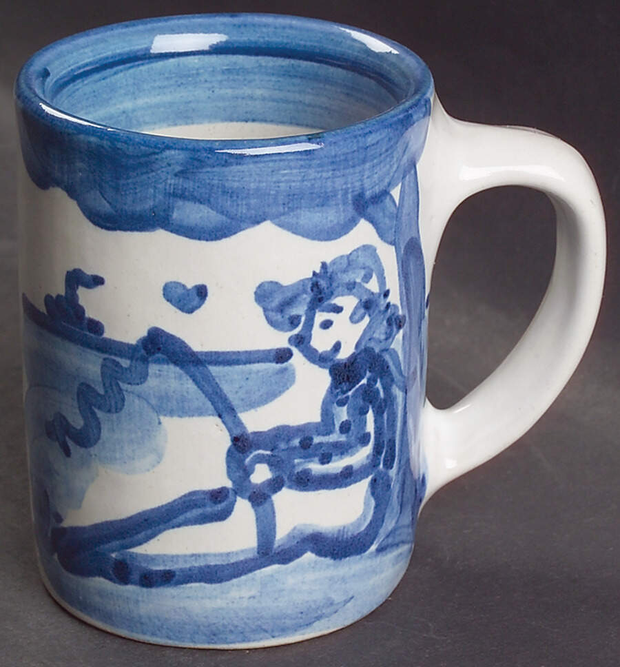 Fisherman Mug by M A Hadley-1
