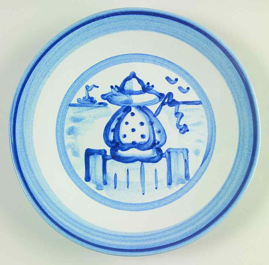 Fisherman Salad/Dessert Plate by M A Hadley-1