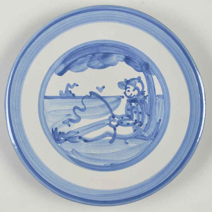 Fisherman Salad/Dessert Plate by M A Hadley-1