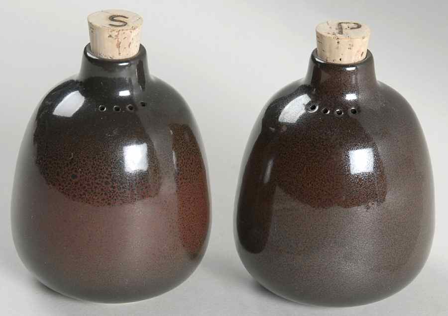Red Rock Salt & Pepper & Cork Stopper Tops by Heath-1
