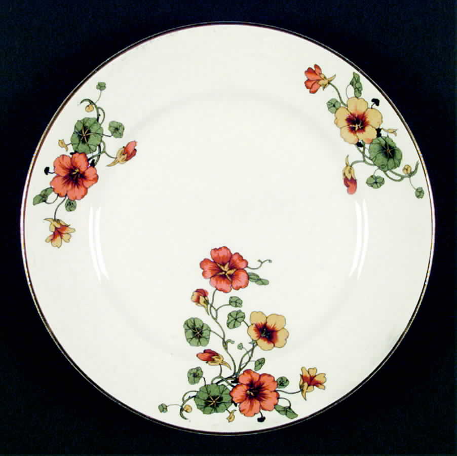 Nasturtium Dinner Plate by Homer Laughlin -1