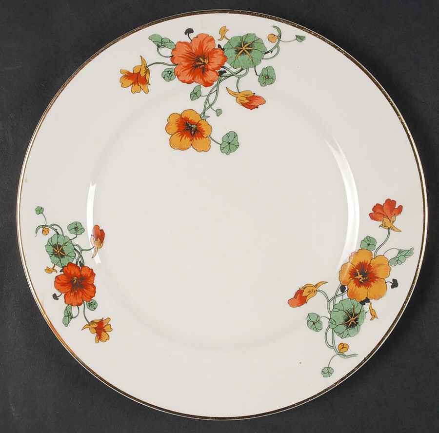 Nasturtium Salad Plate by Homer Laughlin -1