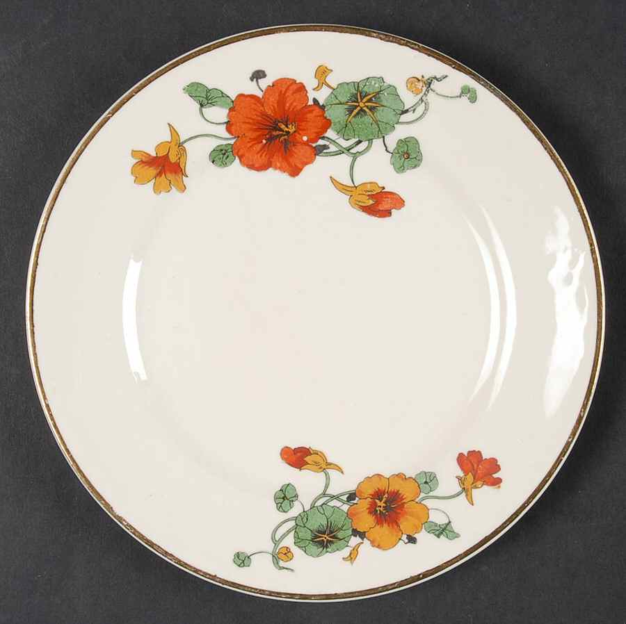 Nasturtium Bread & Butter Plate by Homer Laughlin -1