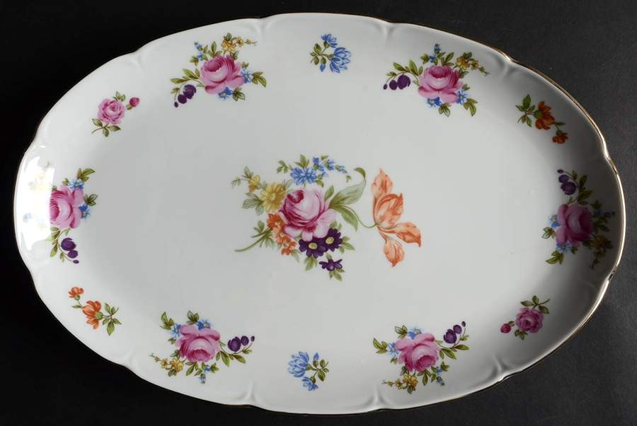HEP16 12" Oval Serving Platter by Graf Von Henneberg-1