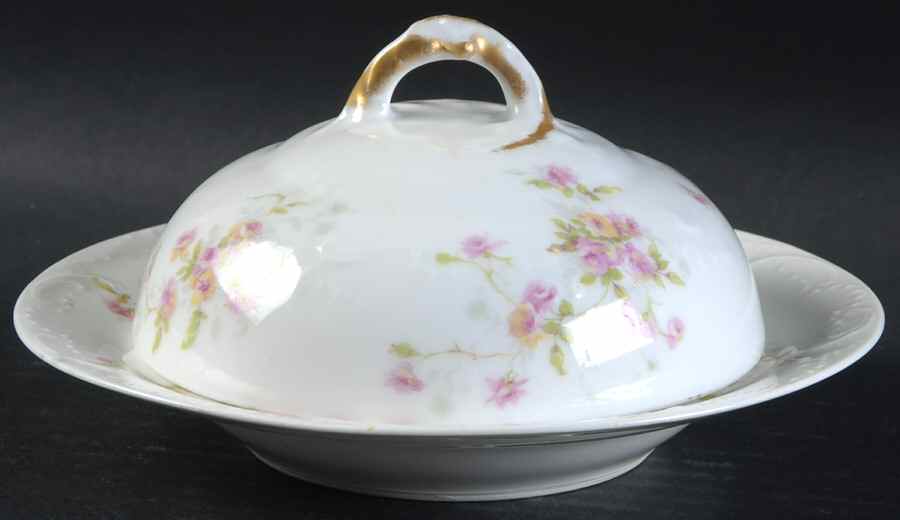 Schleiger 150-5 Round Covered Butter by Haviland-1