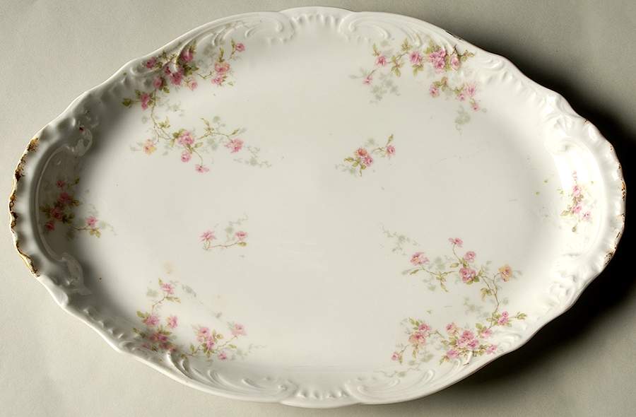 Schleiger 150-5 14" Oval Serving Platter by Haviland-1