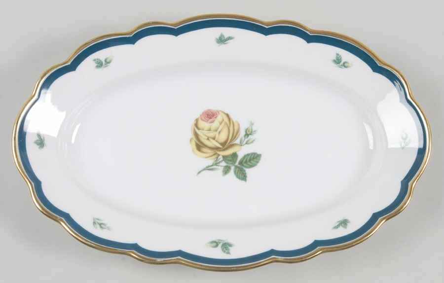 Gelbe Rose 12" Oval Serving Platter by Hutschenreuther-1