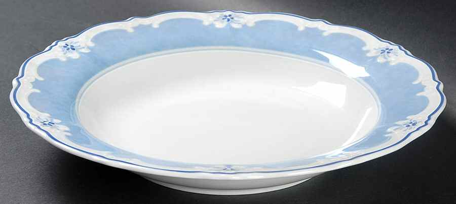 Estelle Bleu Large Rim Soup Bowl by Hutschenreuther-1