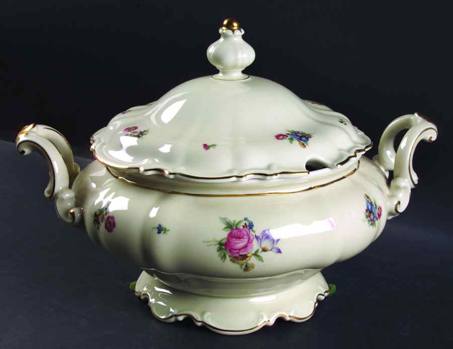 Mayfair (Cream, 7287) Tureen &  Lid by Hutschenreuther-1