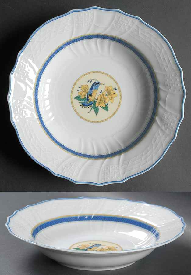 Elysee Azur Large Rim Soup Bowl by Hutschenreuther-1