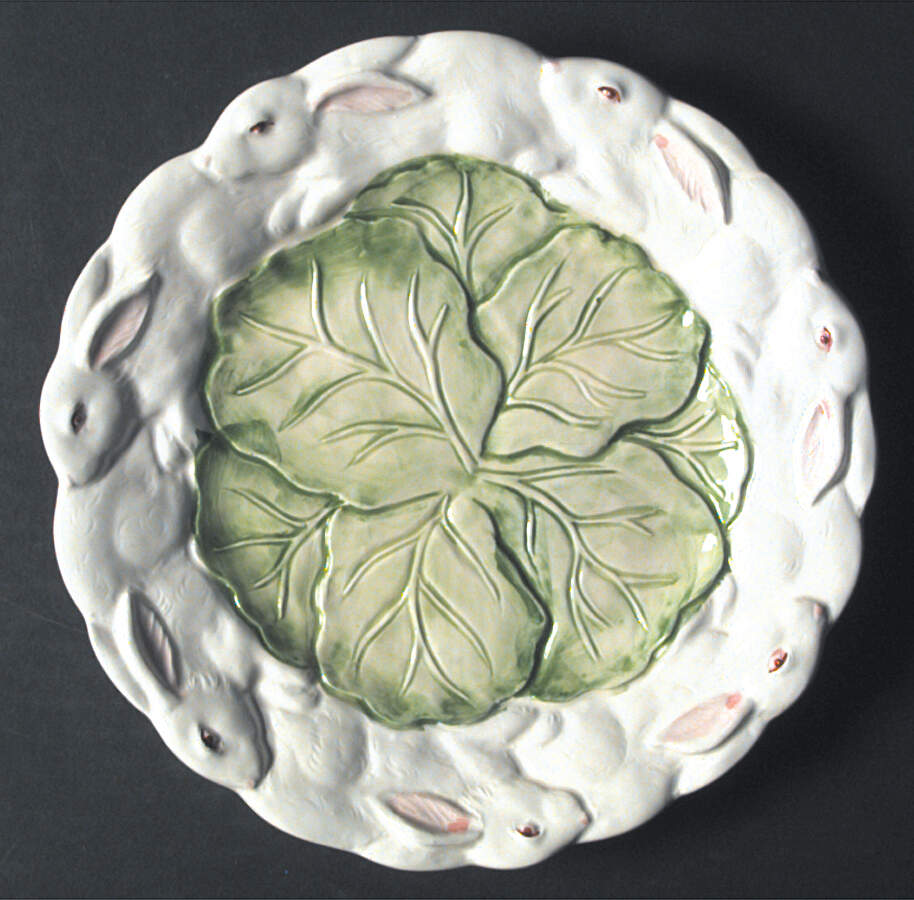 Rabbit Parade Salad Plate by Haldon-1