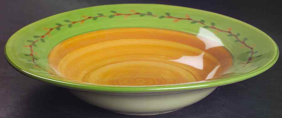 June Cherries 12" Round Vegetable Bowl by Hartstone-1