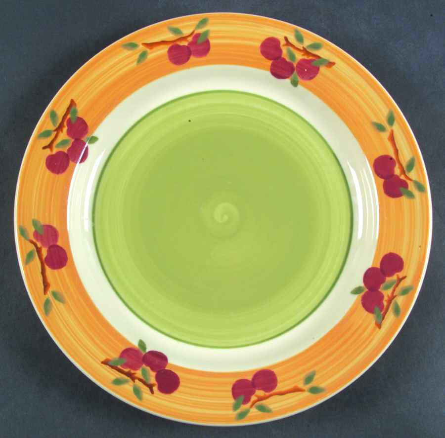 June Cherries Dinner Plate by Hartstone-1