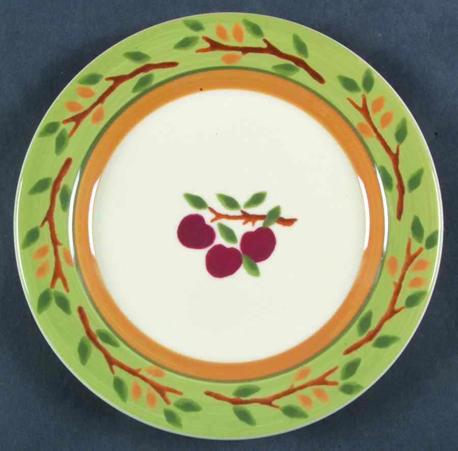 June Cherries Salad Plate by Hartstone-1
