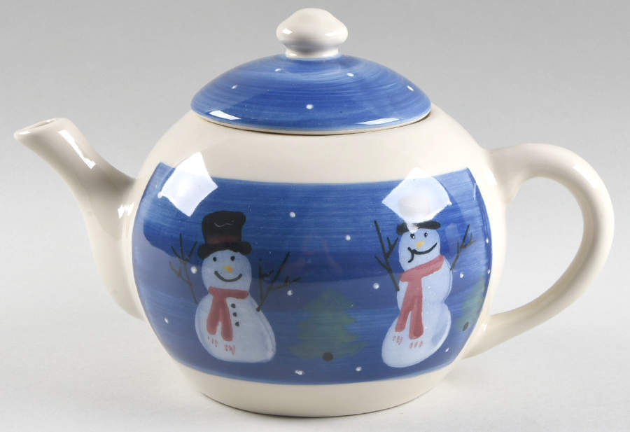 Snow Showers Teapot & Lid by Hartstone-1