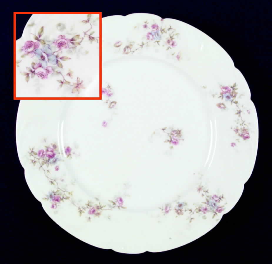 Schleiger 838c Dinner Plate by Haviland-1